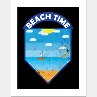 Beach Time Posters and Art